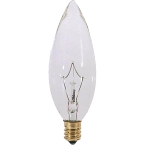 Satco 25W Torp Candle Clear, 10PK 45923037825 - main